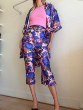 Load image into Gallery viewer, Zimmermann - High Tide Silk Pedal Pusher Pants - Purple - 0

