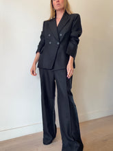 Load image into Gallery viewer, Carla Zampatti - Double Breasted Blazer - Black - 12
