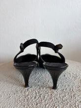 Load image into Gallery viewer, Stella McCartney - Wingtip Slingback Pump - Black - 37.5

