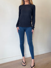Load image into Gallery viewer, Rag &amp; Bone - LS Cotton T-Shirt - Black - S
