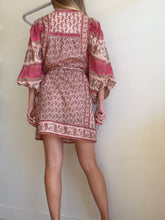 Load image into Gallery viewer, Zimmermann - Juniper Rioting Cotton Balloon Sleeve Mini Dress - Paisley Print - 0
