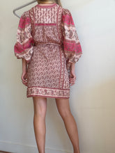 Load image into Gallery viewer, Zimmermann - Juniper Rioting Cotton Balloon Sleeve Mini Dress - Paisley Print - 0
