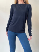 Load image into Gallery viewer, Rag &amp; Bone - LS Cotton T-Shirt - Black - S
