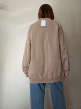 Load image into Gallery viewer, Anine Bing - Cotton Sweatshirt w Satin logo - Tan - L
