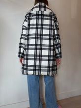 Load image into Gallery viewer, Cable - Quinn Puffer Coat - Check Black/white - 10
