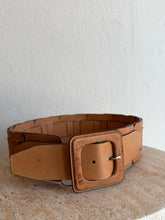 Load image into Gallery viewer, Zimmermann - Leather Woven Belt - Tan - OS
