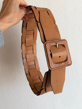 Load image into Gallery viewer, Zimmermann - Leather Woven Belt - Tan - OS
