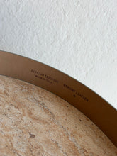 Load image into Gallery viewer, Scanlan Theodore -  Leather Oval Buckle Belt - Stone - M
