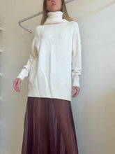 Load image into Gallery viewer, Sportscraft - High Neck Woollen Oversize Jumper - Ivory - XS
