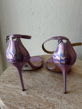Load image into Gallery viewer, Stuart Weitzman - Nudist curve 100 Sandal Heels - Metallic - RRP$1150 Lilac - 11
