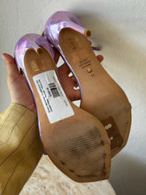 Load image into Gallery viewer, Stuart Weitzman - Nudist curve 100 Sandal Heels - Metallic - RRP$1150 Lilac - 11
