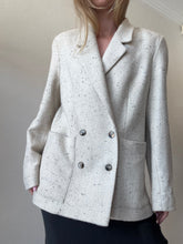 Load image into Gallery viewer, Bec &amp; Bridge - Woolen Herringbone Blazer - Beige - 12
