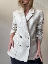 Load image into Gallery viewer, Bec &amp; Bridge - Woolen Herringbone Blazer - Beige - 12
