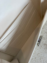 Load image into Gallery viewer, Bottega Veneta - Small Point Patent Leather Clutch - Off White/Silver - S
