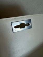 Load image into Gallery viewer, Bottega Veneta - Small Point Patent Leather Clutch - Off White/Silver - S
