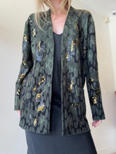Load image into Gallery viewer, Zadig &amp; Voltaire - Camo Sequins Cardigan - Dark Green - Small
