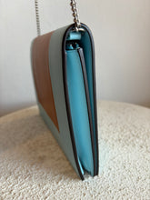 Load image into Gallery viewer, Celine - Frame Shoulder Bag - Tan/Light Blue - S
