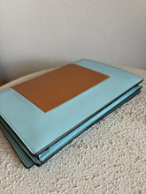 Load image into Gallery viewer, Celine - Frame Shoulder Bag - Tan/Light Blue - S

