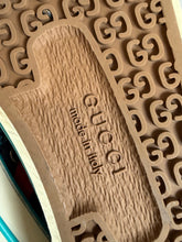 Load image into Gallery viewer, Gucci - Tennis Low Top Canvas Sneaker - Blue Monogram - 42
