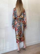 Load image into Gallery viewer, Zimmermann - Carousel Twist Knot Drape Silk Floral Midi Dress - Multi - 0 -RRP$1018
