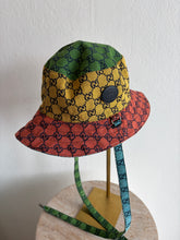 Load image into Gallery viewer, Gucci - GG Monogram Reversible Bucket Hat - Multi - S
