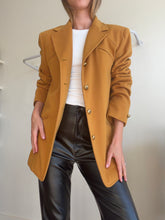 Load image into Gallery viewer, Anna Klein - Wool/Cashmere Blend Jacket - Ochre - 8US
