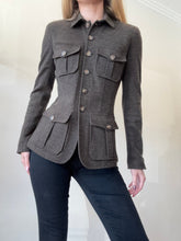 Load image into Gallery viewer, Polo Ralph Lauren - Herringbone Double-Knit Jacquard Blazer - Brown - 0

