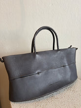 Load image into Gallery viewer, Brunello Cucinelli - Leather Top Handle Mini Tote - Grey - S
