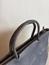 Load image into Gallery viewer, Brunello Cucinelli - Leather Top Handle Mini Tote - Grey - S
