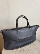 Load image into Gallery viewer, Brunello Cucinelli - Leather Top Handle Mini Tote - Grey - S
