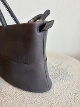 Load image into Gallery viewer, Brunello Cucinelli - Leather Top Handle Mini Tote - Grey - S
