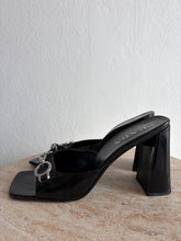 Load image into Gallery viewer, Vintage Prada - Square Toe Buckle Block Heels - Black - 38.5
