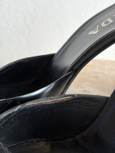 Load image into Gallery viewer, Vintage Prada - Square Toe Buckle Block Heels - Black - 38.5
