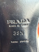 Load image into Gallery viewer, Vintage Prada - Square Toe Buckle Block Heels - Black - 38.5
