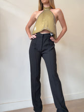 Load image into Gallery viewer, Scanlan Theodore - Halter Neck Sequin Top - Olive - 8 - BNWT - RRP $400

