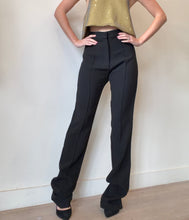 Load image into Gallery viewer, Alex Perry - Reed Stretch Crepe Straight Pants - Black - 12
