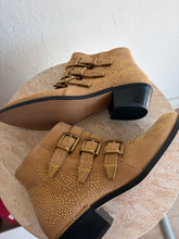Load image into Gallery viewer, Chloe - Susanna Studded Ankle Boots - Beige  w Gold Hardware- 38.5 - RRP$2150
