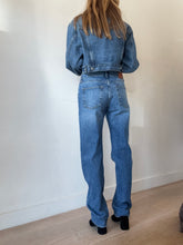 Load image into Gallery viewer, Camilla and Marc - Cropped Denim Jacket - Classic Blue  - 10
