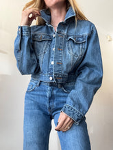 Load image into Gallery viewer, Camilla and Marc - Cropped Denim Jacket - Classic Blue  - 10
