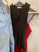 Load image into Gallery viewer, Zimmermann - Knit Metalic Tank - Brown metalic - 0
