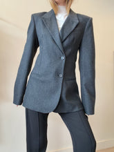 Load image into Gallery viewer, The Frankie Shop - Wool Blend Blazer - Charcoal - XS
