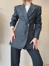 Load image into Gallery viewer, The Frankie Shop - Wool Blend Blazer - Charcoal - XS
