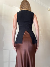 Load image into Gallery viewer, Stella McCartney - Scoop neck Top open back- Black - 40
