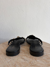 Load image into Gallery viewer, Balenciaga - Arena Giant Studded Caged Flat Slides - Black - 39
