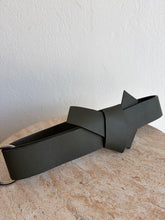 Load image into Gallery viewer, Marni - Thick Leather Knot Belt - Khaki - 75

