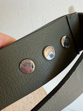 Load image into Gallery viewer, Marni - Thick Leather Knot Belt - Khaki - 75
