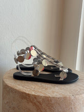 Load image into Gallery viewer, Ancient Greek - Triton Mirror Sandals - Silver - 38 - RRP$422
