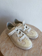 Load image into Gallery viewer, Jimmy Choo - Diamond Fleck Leather Sneaker - Ivory - 36.5 - RRP$1100
