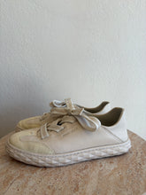 Load image into Gallery viewer, Jimmy Choo - Diamond Fleck Leather Sneaker - Ivory - 36.5 - RRP$1100
