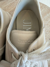 Load image into Gallery viewer, Jimmy Choo - Diamond Fleck Leather Sneaker - Ivory - 36.5 - RRP$1100
